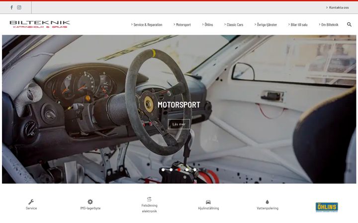Screenshot of bilteknik.com