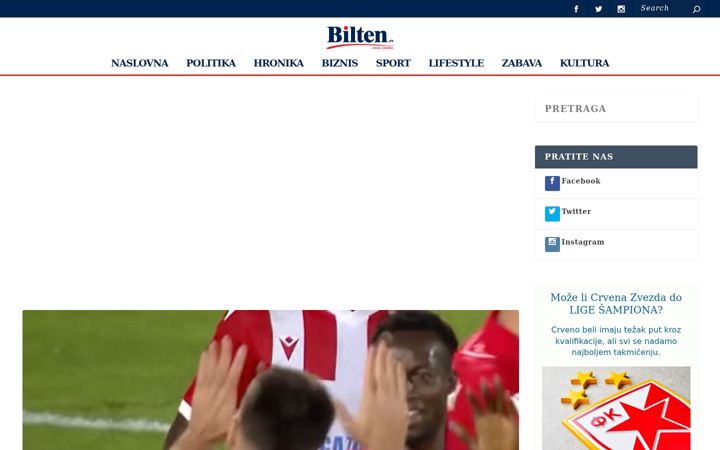 Screenshot of bilten.rs