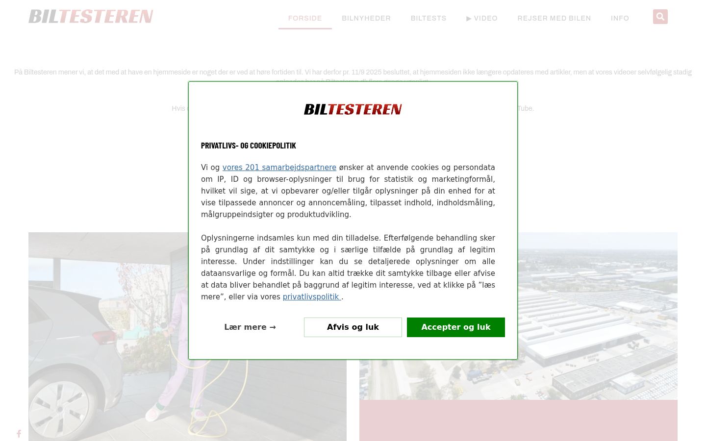 Screenshot tal-banner tal-kunsens muri qabel kwalunkwe interazzjoni