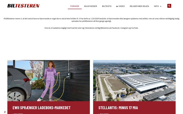 Screenshot of biltesteren.dk