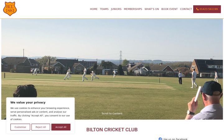 Screenshot of biltoncc.com