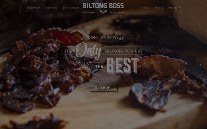 Screenshot van biltongboss.co.uk