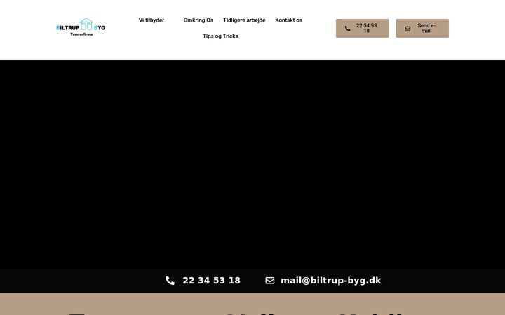 Screenshot of biltrup-byg.dk