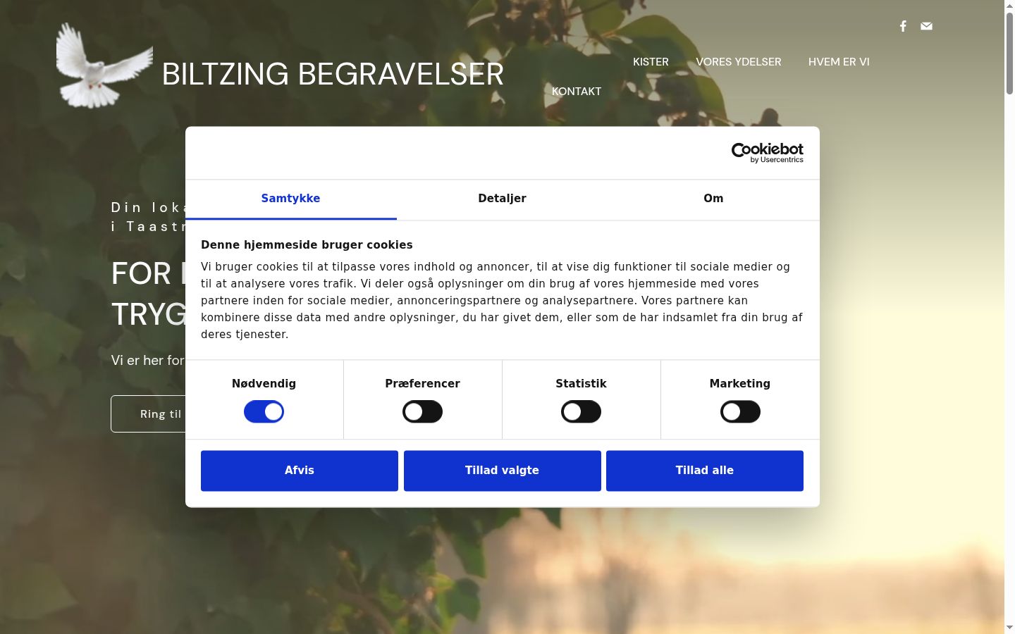 Screenshot tal-banner tal-kunsens muri qabel kwalunkwe interazzjoni