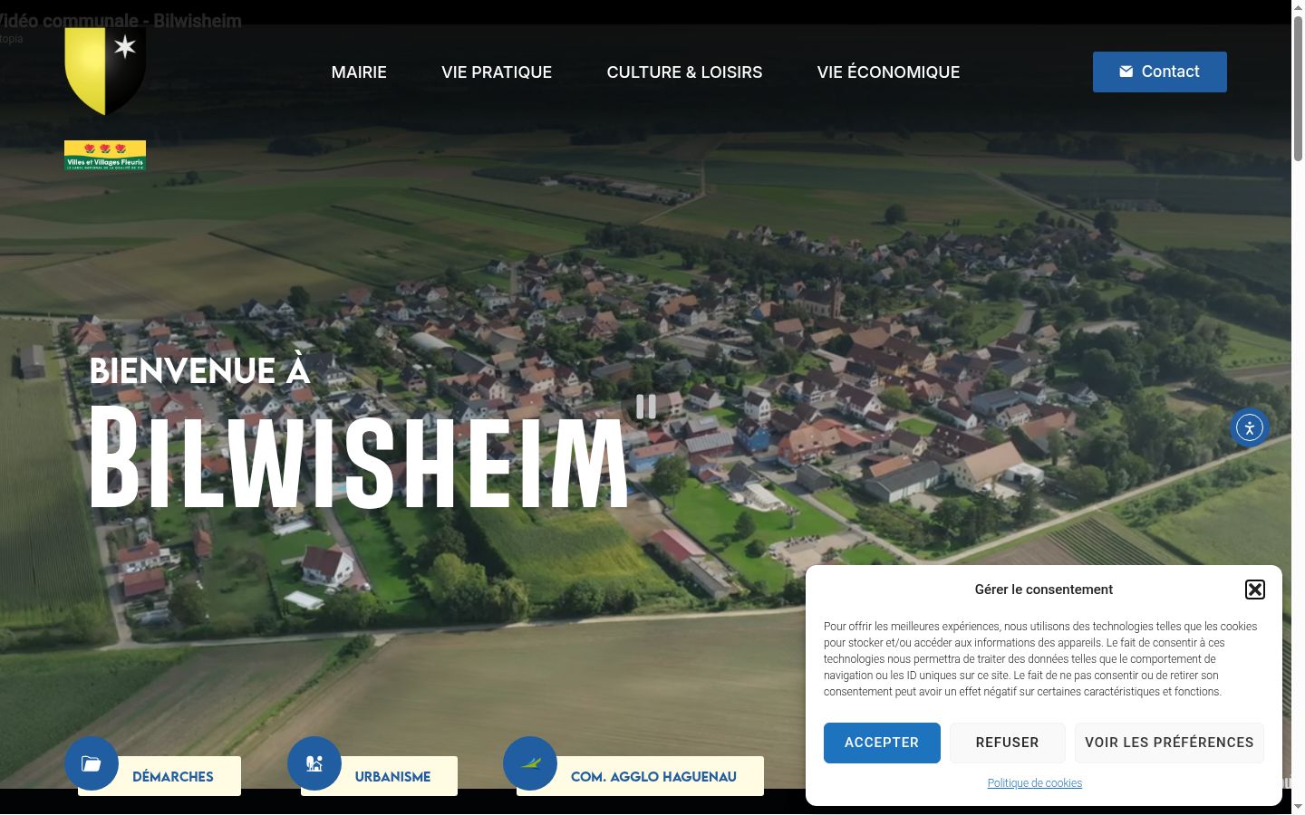 Sutikimo reklamjuostės, rodytos prieš bet kokią sąveiką, ekrano kopija