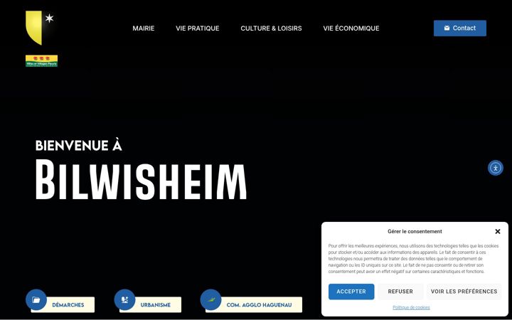Screenshot of bilwisheim.fr