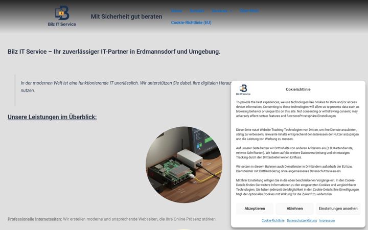 Screenshot of bilz-it-service.de