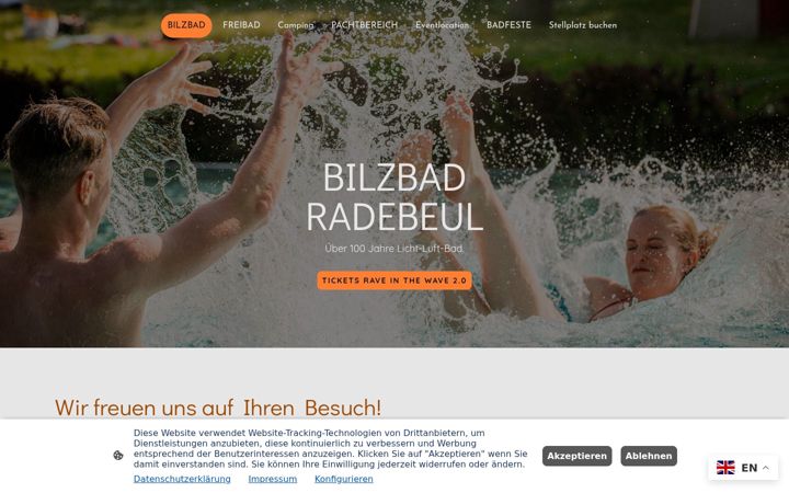 Screenshot ta' bilzbad-radebeul.de