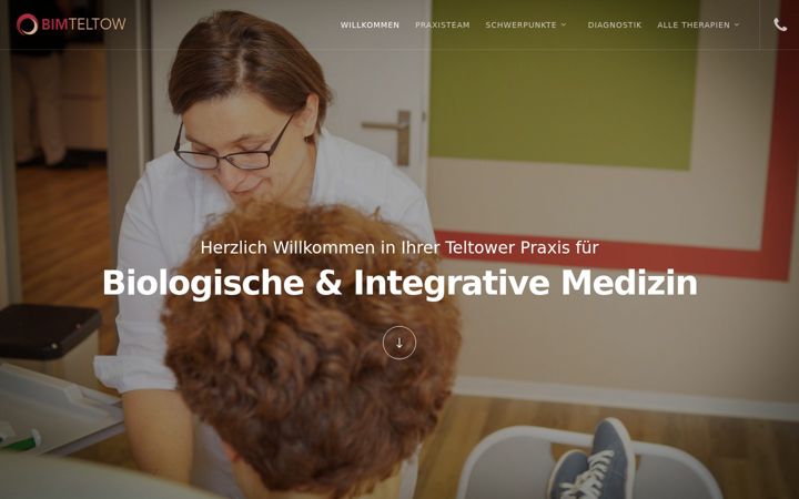 Screenshot of bim-clinic.de