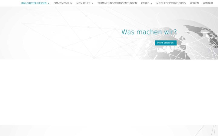 Screenshot of bim-cluster-hessen.com