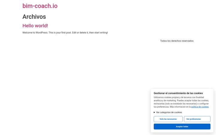 Screenshot of bim-coach.io