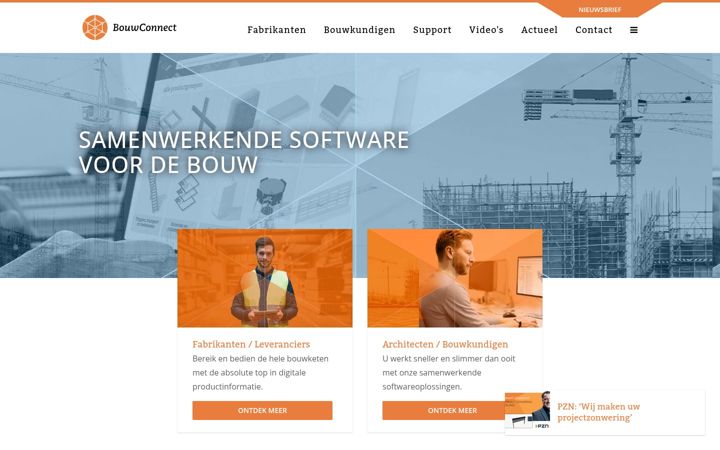 Screenshot of bim-direct.nl