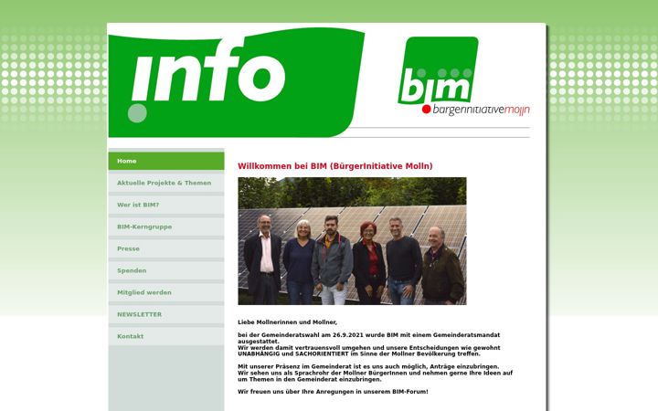 Screenshot of bim-info.at