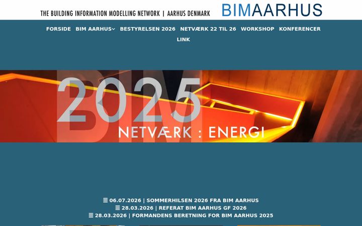 Screenshot of bimaarhus.dk