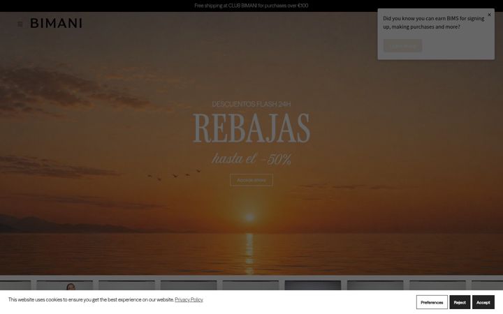 Screenshot of bimani.com