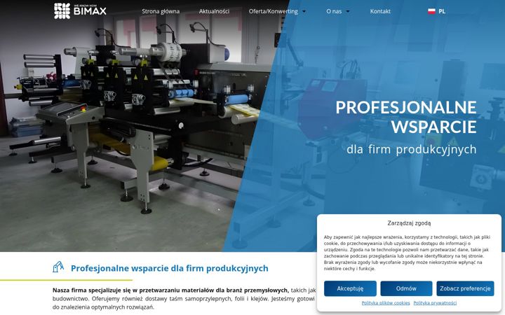 Capture d'écran de bimaxpro.pl