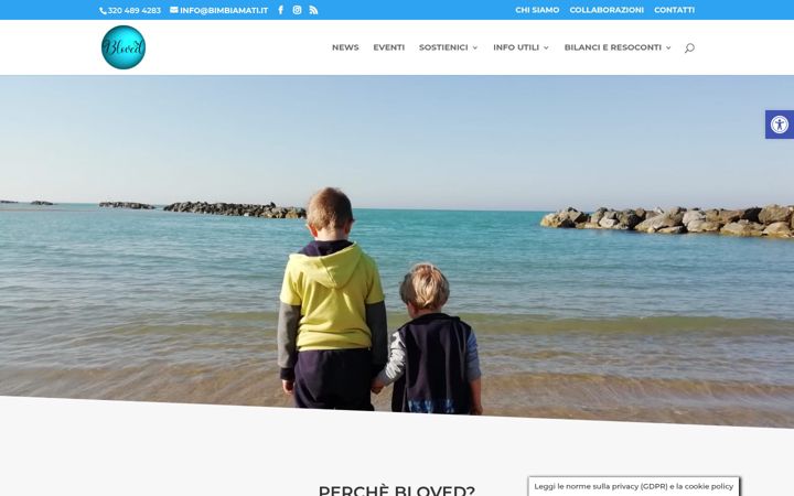 Snímek obrazovky bimbiamati.it
