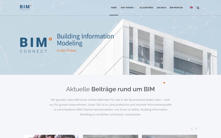 Screenshot stránky bimconnect.org