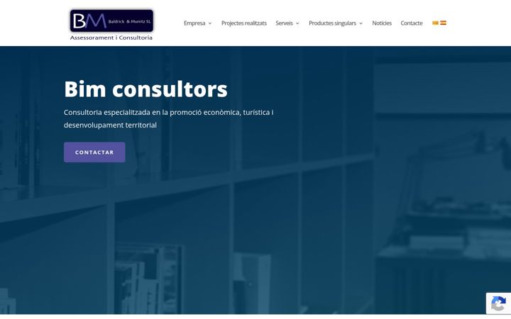 Screenshot of bimconsultors.com
