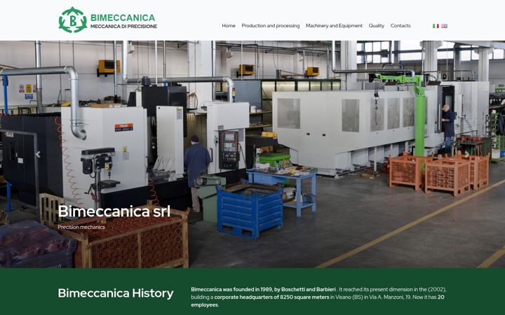 Screenshot of bimeccanicasrl.it