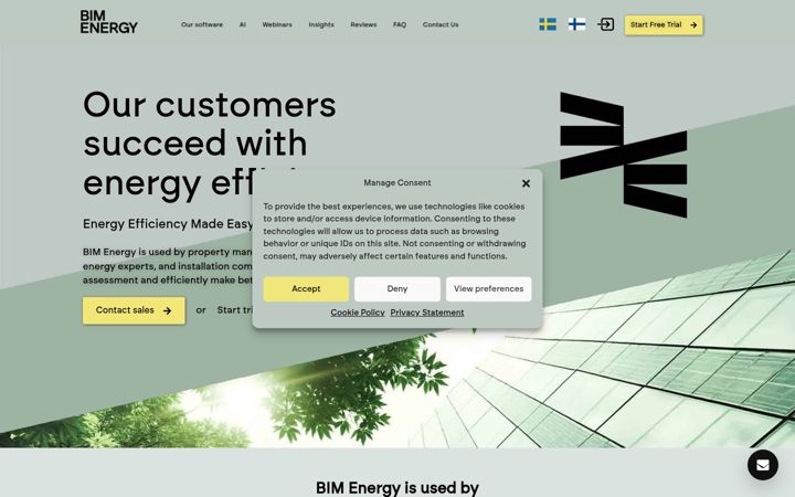 Screenshot of bimenergy.com