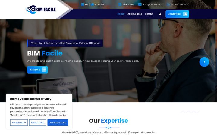 Screenshot of bimfacile.it