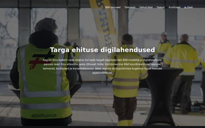 Screenshot of bimfluence.eu