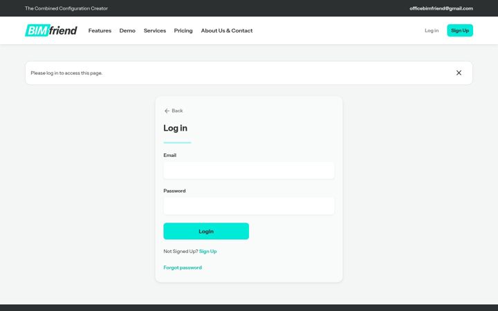 Screenshot of bimfriend.com