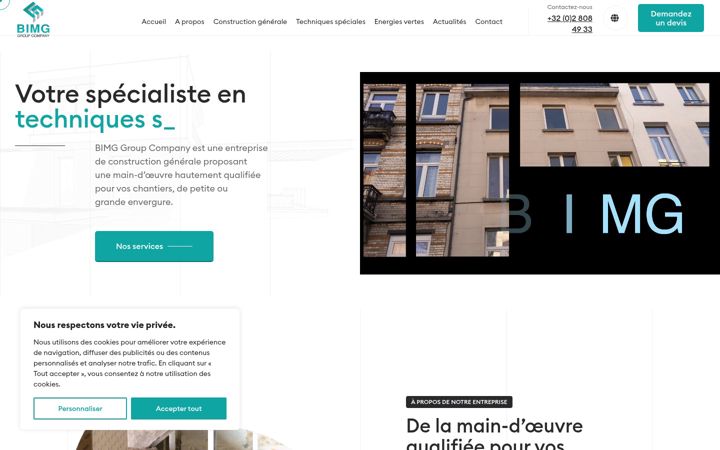 Screenshot of bimg.be