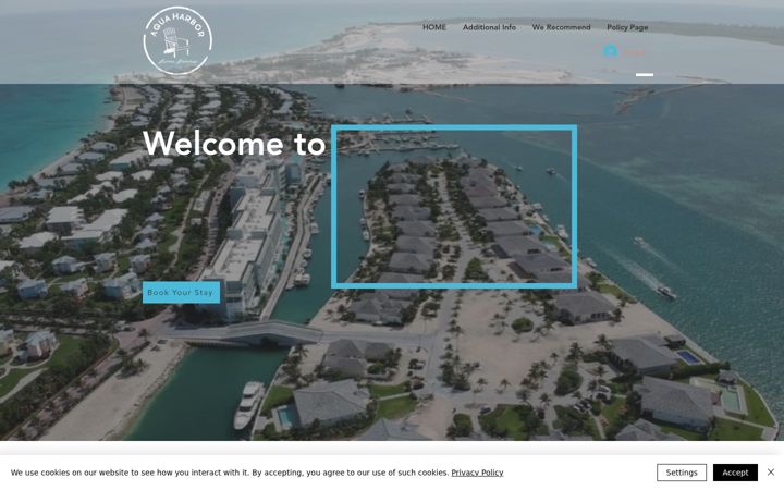 Screenshot of biminiaquaharbor.com