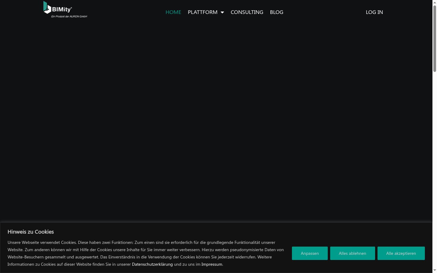 Screenshot tal-banner tal-kunsens muri qabel kwalunkwe interazzjoni