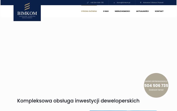 Screenshot of bimkom.pl