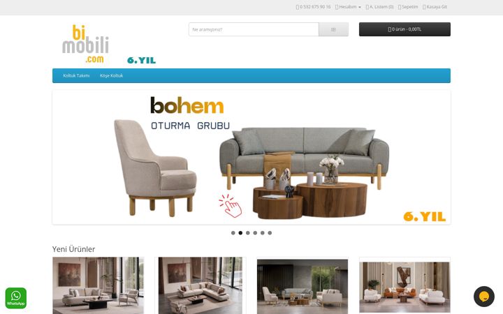 Screenshot of bimobili.com