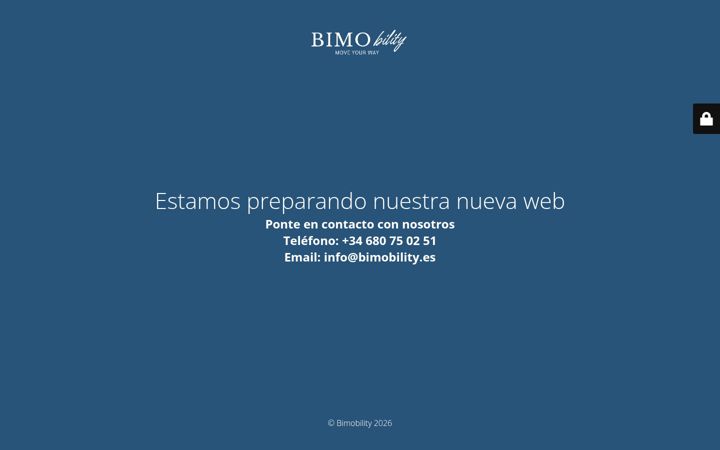 Captura de ecrã de bimobility.es
