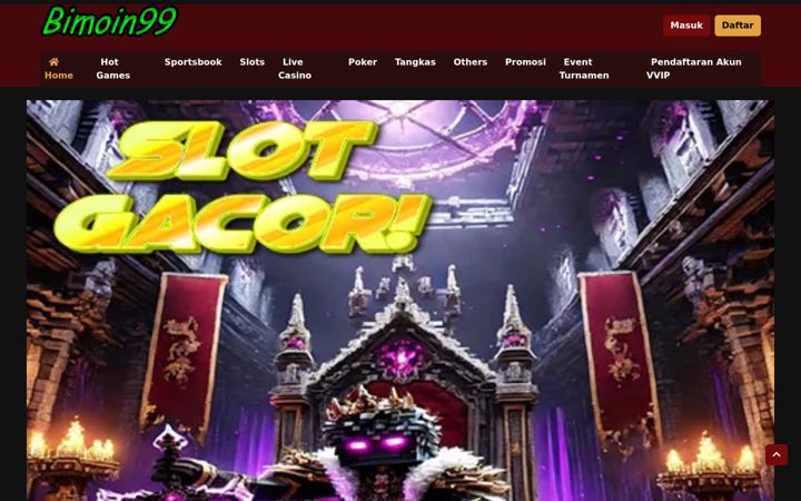Screenshot of bimoin99.org