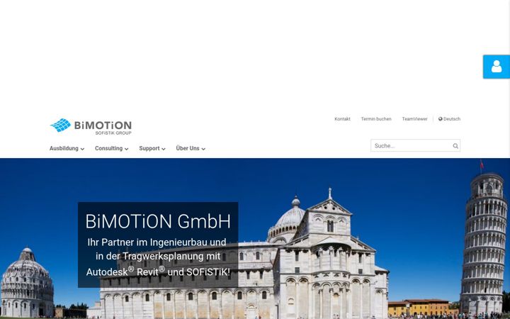 Screenshot of bimotion.de