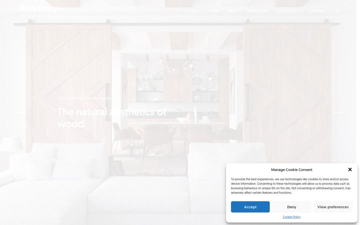 Screenshot of bimsdesign.com
