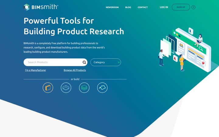 Screenshot of bimsmith.com