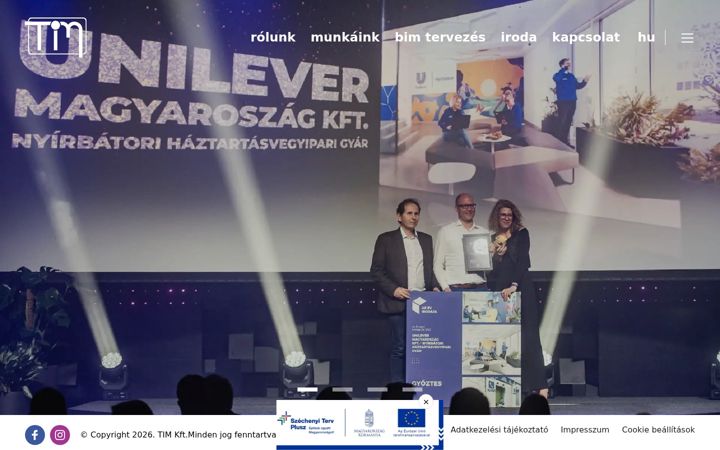 Screenshot di bimtervezo.hu