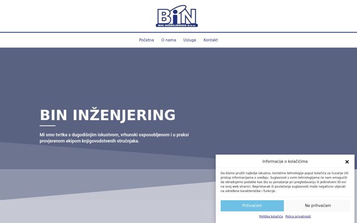 Screenshot di bin-inzenjering.hr