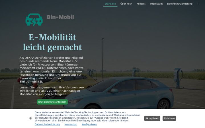 Screenshot of bin-mobil.com