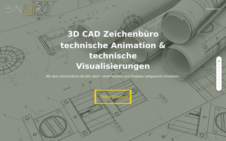 Screenshot of bin3dr.at