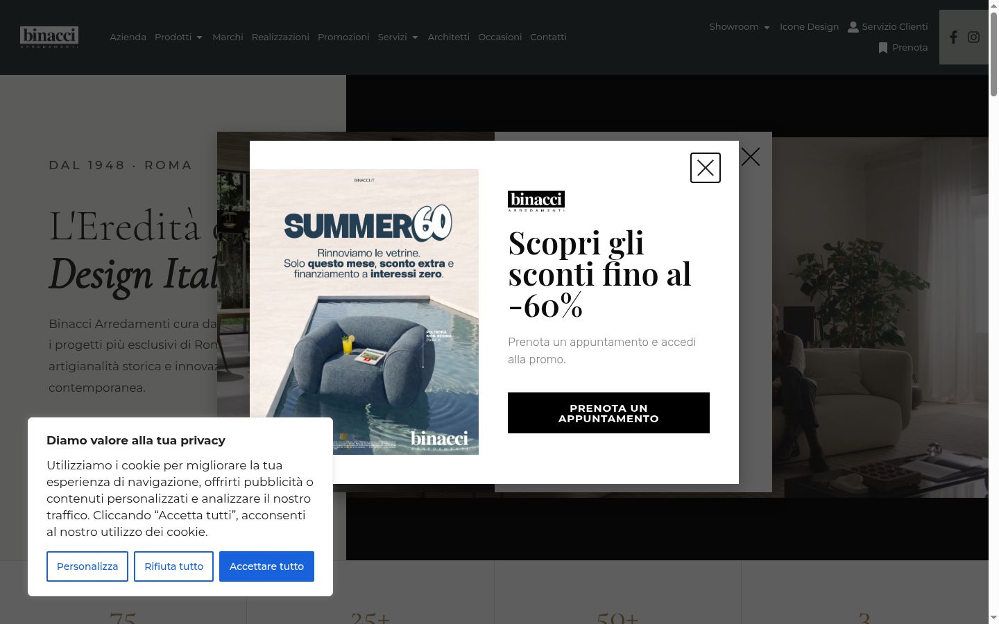 Sutikimo reklamjuostės, rodytos prieš bet kokią sąveiką, ekrano kopija