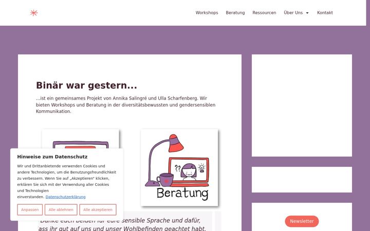 Képernyőkép: binaerwargestern.de