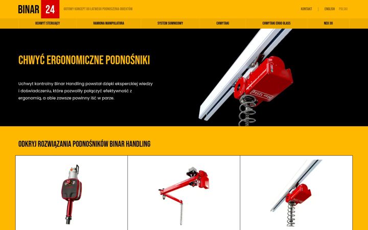 Screenshot of binar24.pl