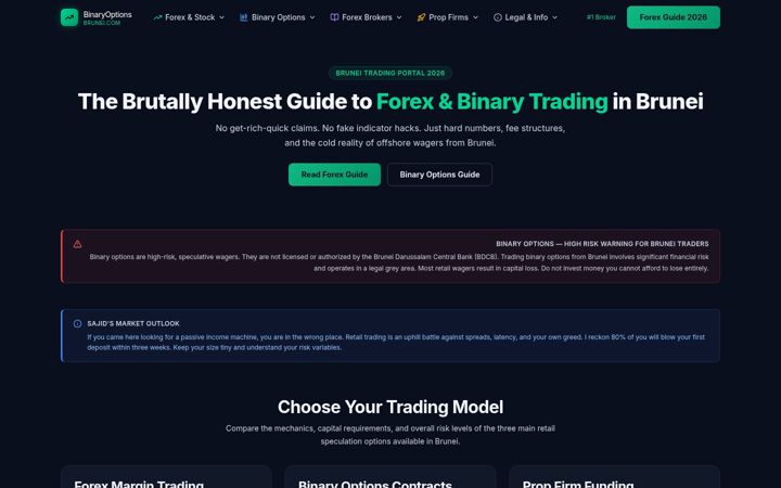 Screenshot of binaryoptionsbrunei.com
