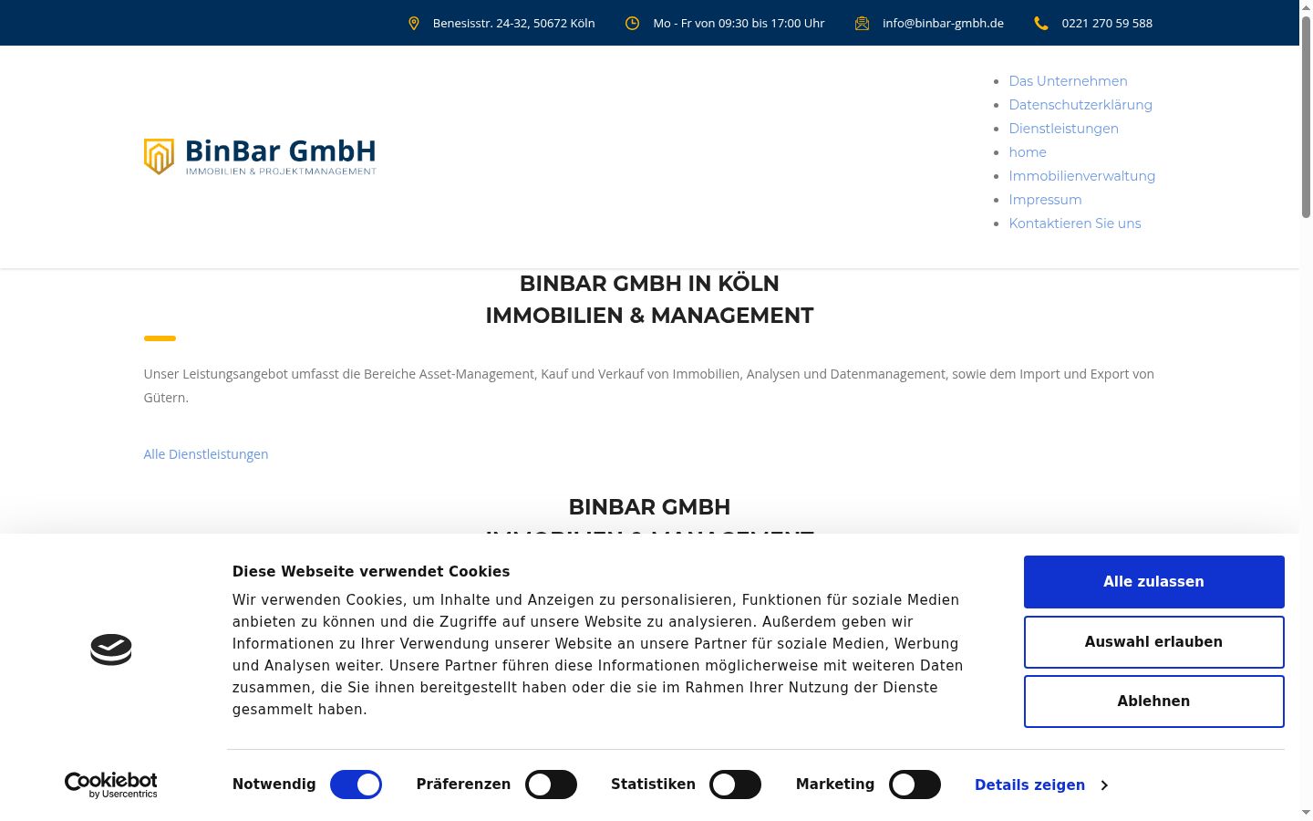 Snímka obrazovky banera súhlasu zobrazeného pred akoukoľvek interakciou