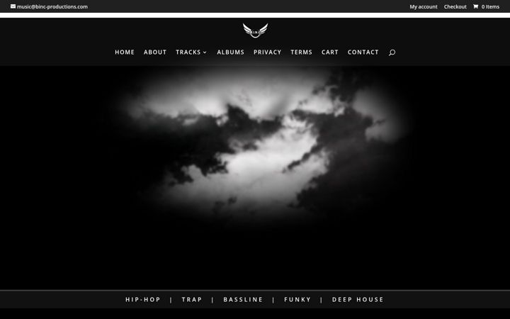 Screenshot of binc-productions.com