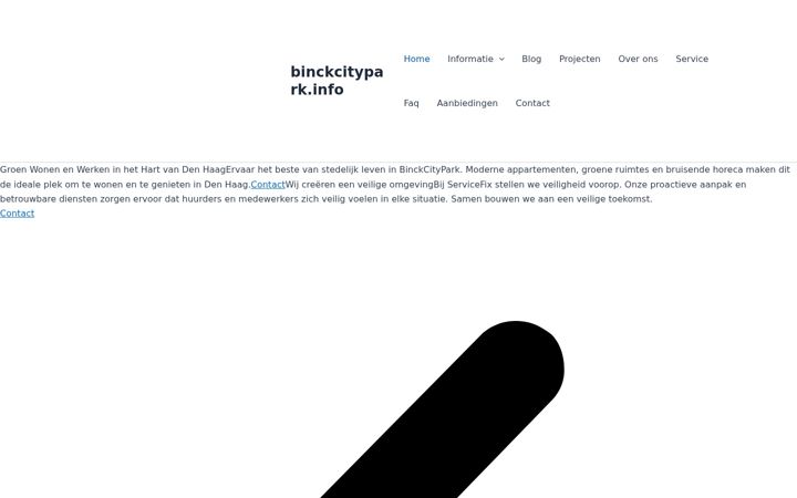 Screenshot of binckcitypark.info