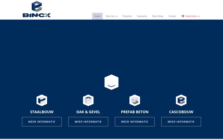 Screenshot of bincx.nl